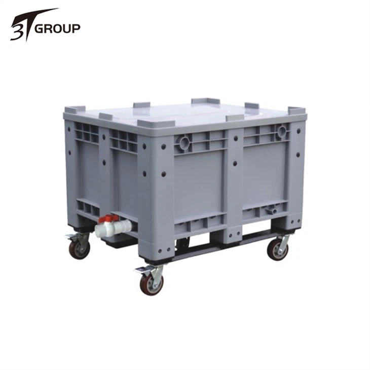 Pallet Boxes Ntawm Casters